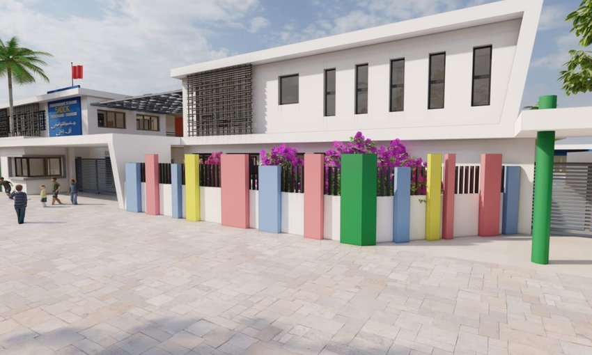 Terrain à vendre : 4000 m² titré d'une école maternelle et primaire - view 2