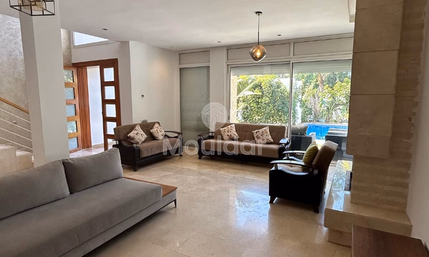 Villa en alquiler con piscina