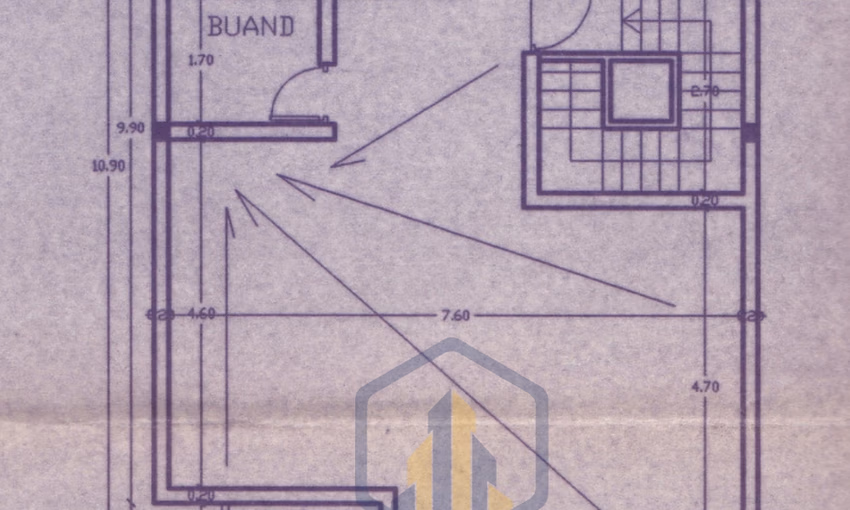 منزل للبيع مع تراس و طابقين