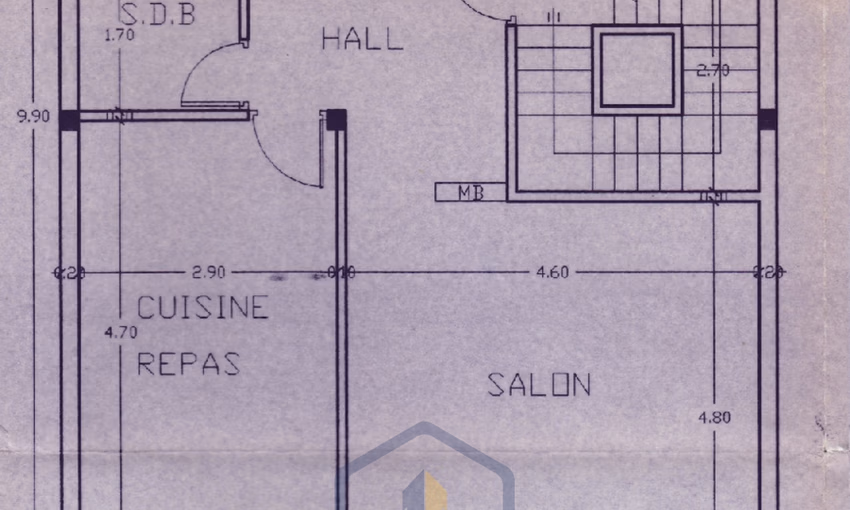 منزل للبيع مع تراس و طابقين