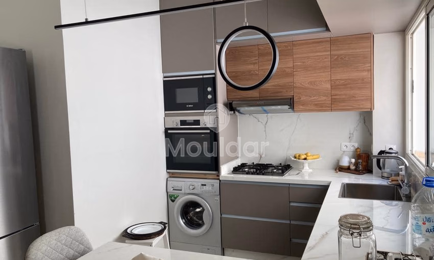 Apartamento en alquiler en Casablanca, Racine, 2 habitaciones, 95 m².