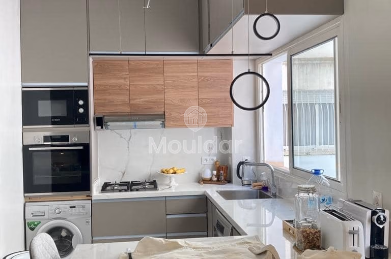 Apartamento en alquiler en Casablanca, Racine, 2 habitaciones, 95 m².