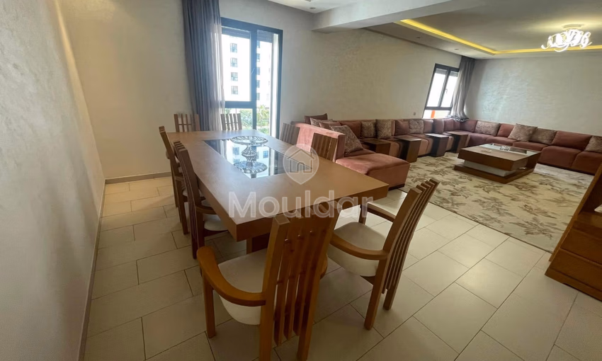 Apartamento en alquiler - 3 habitaciones, 140 m², Casablanca Finance City Apartamento en alquiler - 3 habitaciones, 140 m², Casablanca Finance City