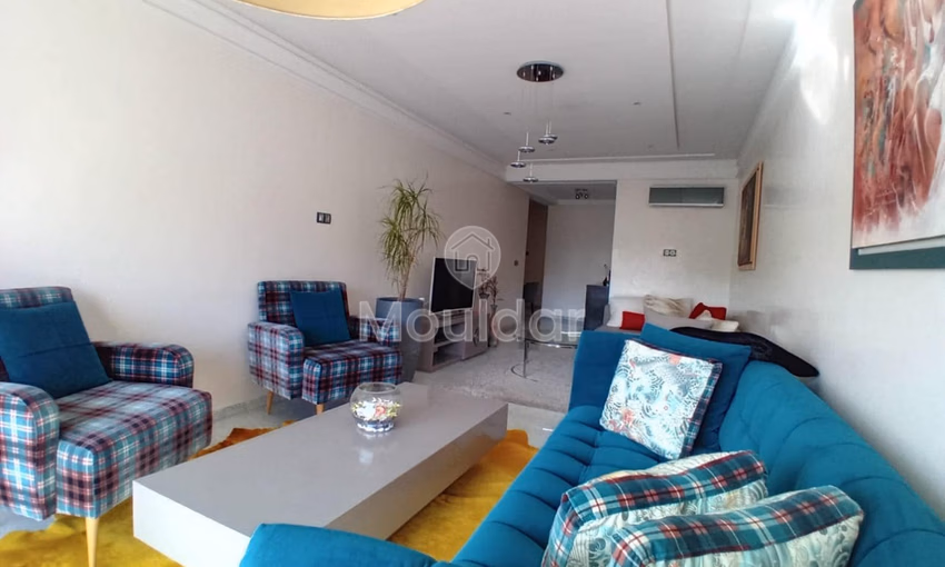 شقة للإيجار - 2 غرف، 100م²، بالم، الدار البيضاء شقة للإيجار - 2 غرف، 100م²، بالم، الدار البيضاء