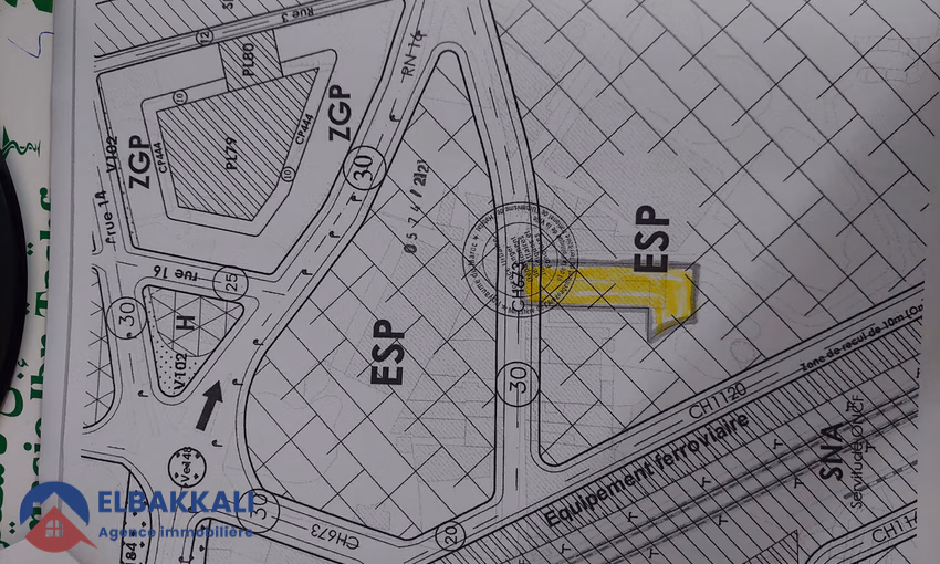 Terrain titré en lotissement à vendre