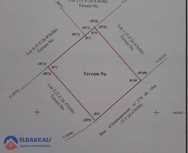 Terreno titulado en urbanización en venta