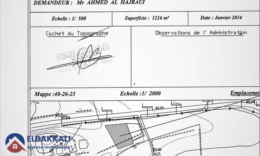 Terrain titré à vendre Terrain titré à vendre