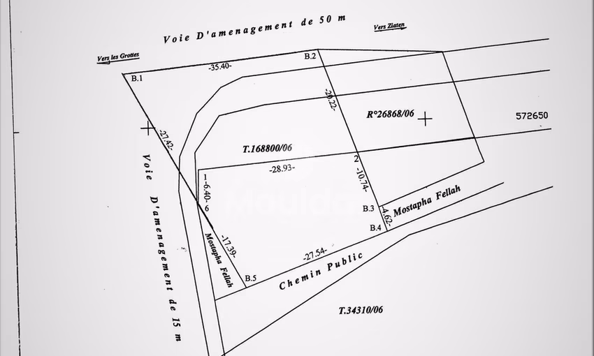 Terrain titré à vendre