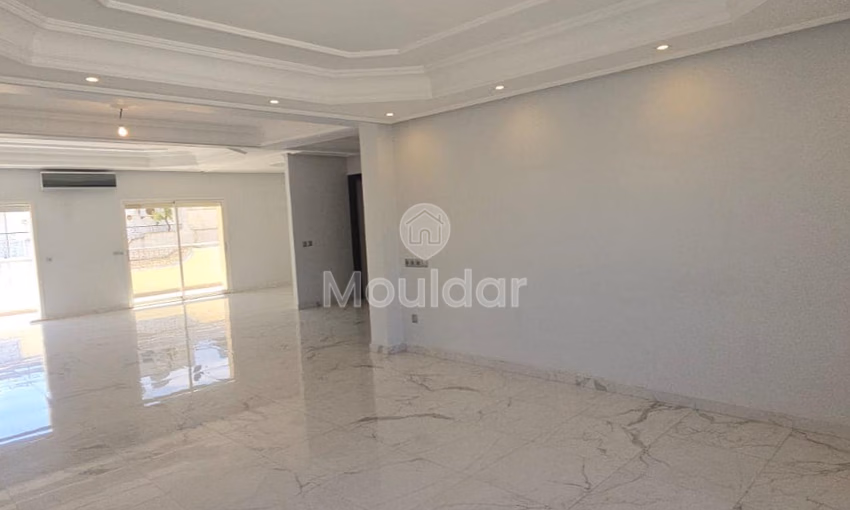 Apartment for rent, 5 bedrooms, Golden Triangle, Casablanca, 269m².