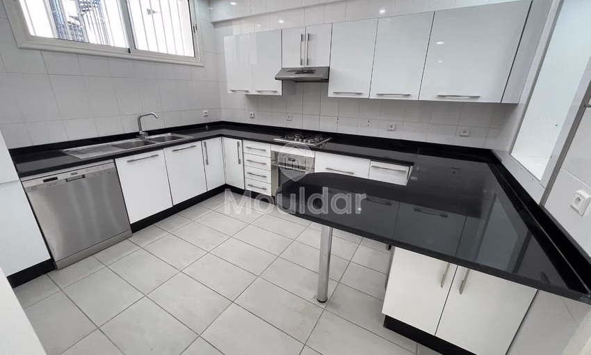 Apartamento en alquiler – 3 habitaciones, Gauthier, Casablanca Apartamento en alquiler – 3 habitaciones, Gauthier, Casablanca