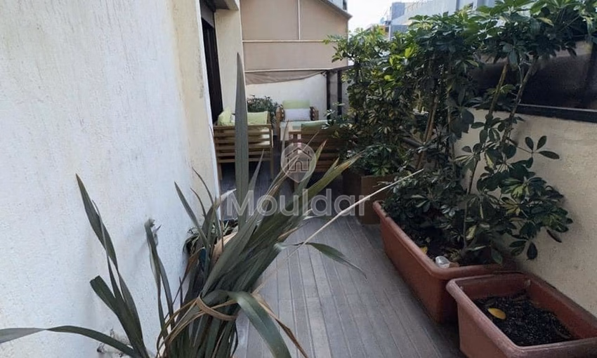 Appartement à louer - Triangle d'Or, Casablanca, 3 chambres, 197 m²