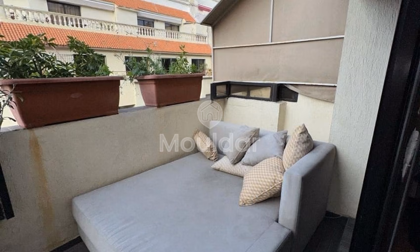 Appartement à louer - Triangle d'Or, Casablanca, 3 chambres, 197 m²