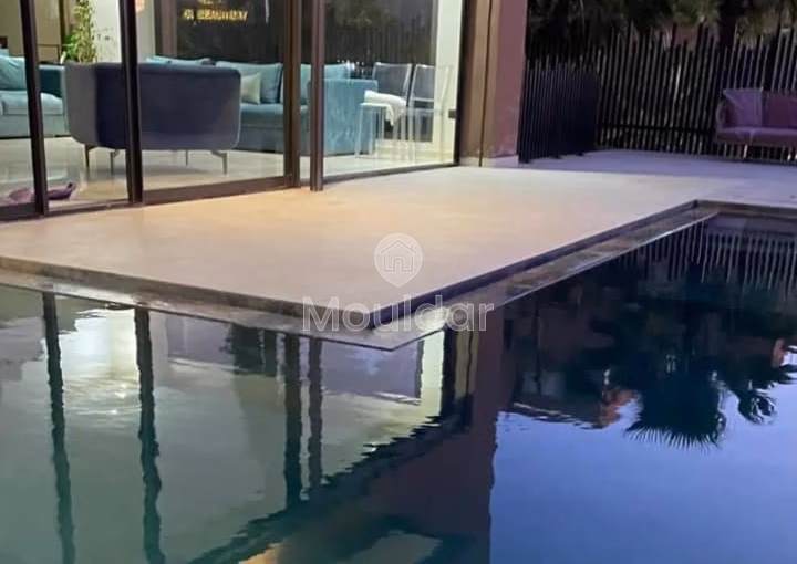 Villa à louer à Dar Bouazza, 4 chambres, 360 m².