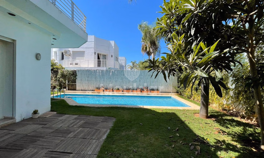 Villa en alquiler en Casablanca, California - 4 habitaciones, 350 m² habitables.