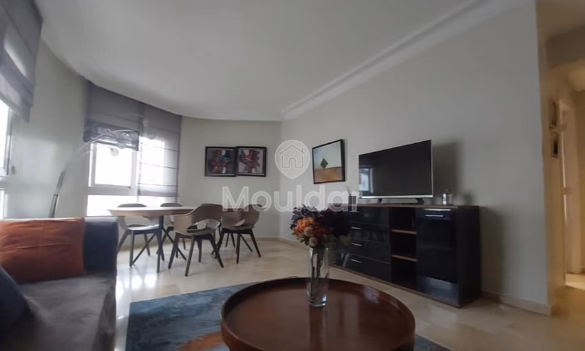 Apartamento en alquiler - 2 habitaciones, 97 m², Racine, Casablanca
