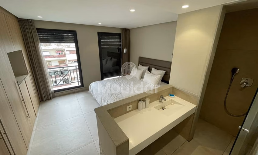 شقة للإيجار - غرفتان - سيدي بليوت، الدار البيضاء