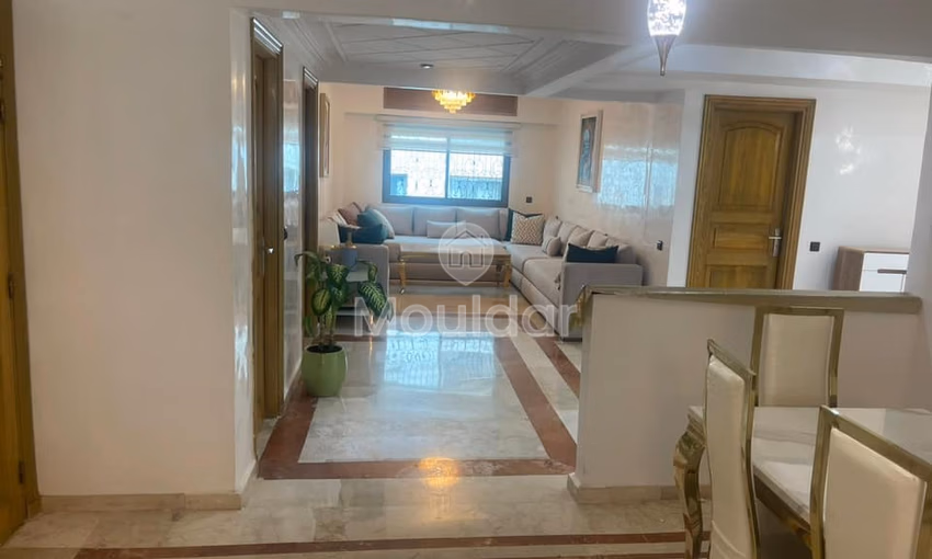 شقة للبيع، 137 م²، غرفتين، راسين، الدار البيضاء.