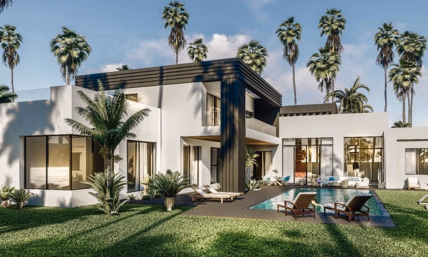 Villa nuova in vendita con piscina