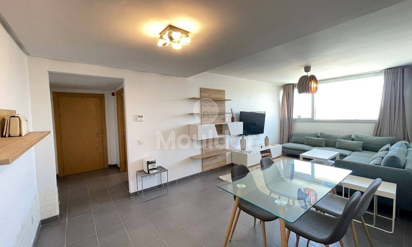 للايجار: شقة غرفتين في قلب طنجة