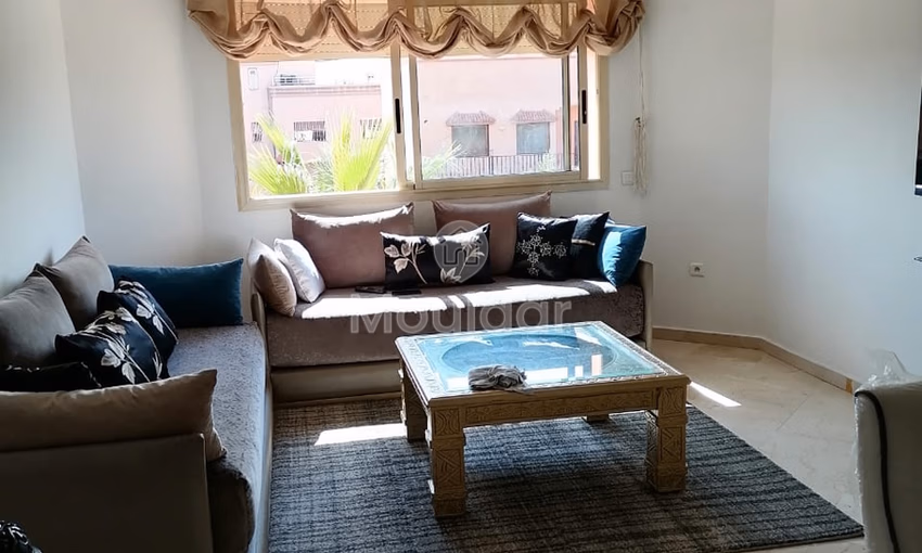 شقة مضيئة 2 غرفة نوم للإيجار في مراكش، 104م²!