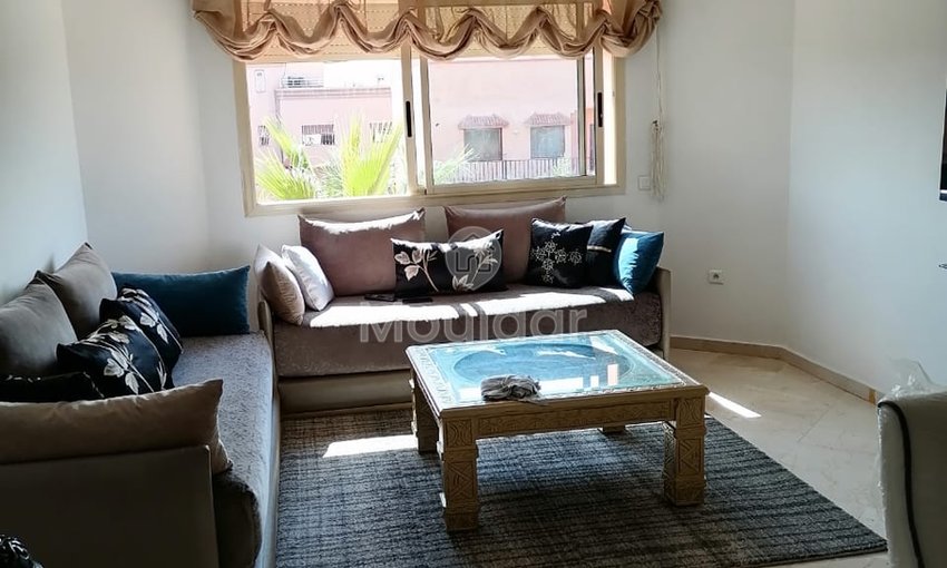 شقة مضيئة 2 غرفة نوم للإيجار في مراكش، 104م²! - view 4