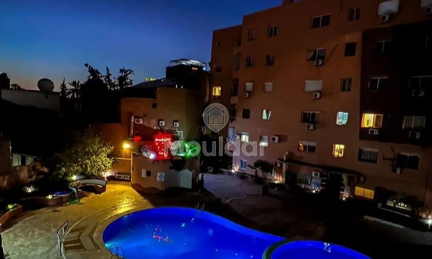 Marrakech'te tatil: Guéliz'in kalbinde 2 odalı daire - view 10