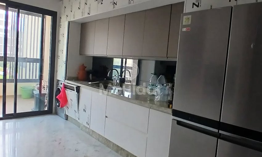 Casablanca huur is in ‎Casablanca الدار البيضاء‎. gemeubileerd appartement met 2 slaapkamers, woonkamer, jinane californie, 1e verdieping, 98 m², 12500 - view 14