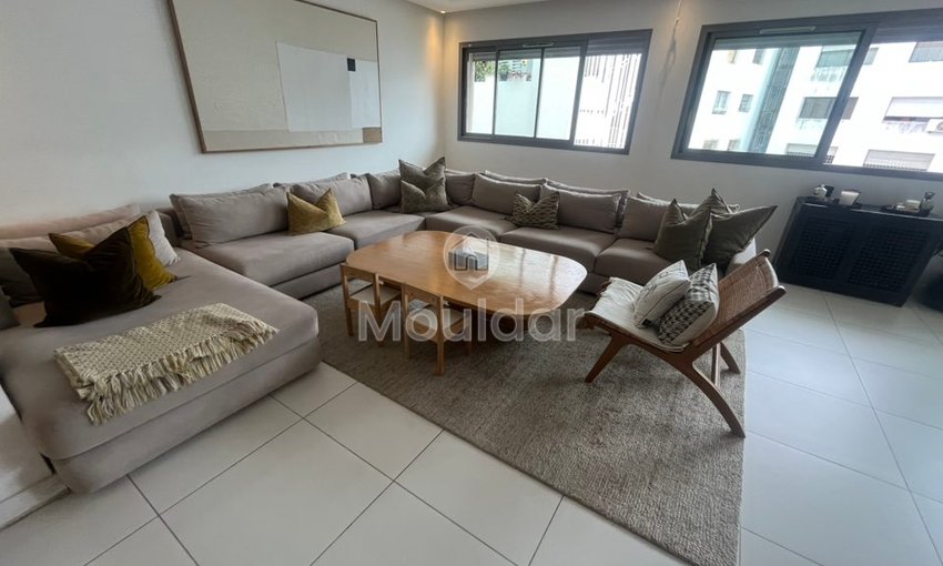 Apartment for Rent: 3 Bedrooms in the Golden Triangle, Casablanca - view 2