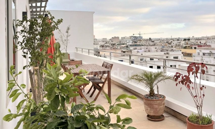 Kiralık lüks daireler, Casablanca Racine - 205m² - view 7