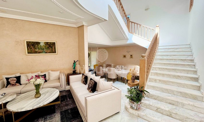 فيلا فاخرة للإيجار في الرباط - 2000 متر مربع من المساحة الأنيقة - view 5