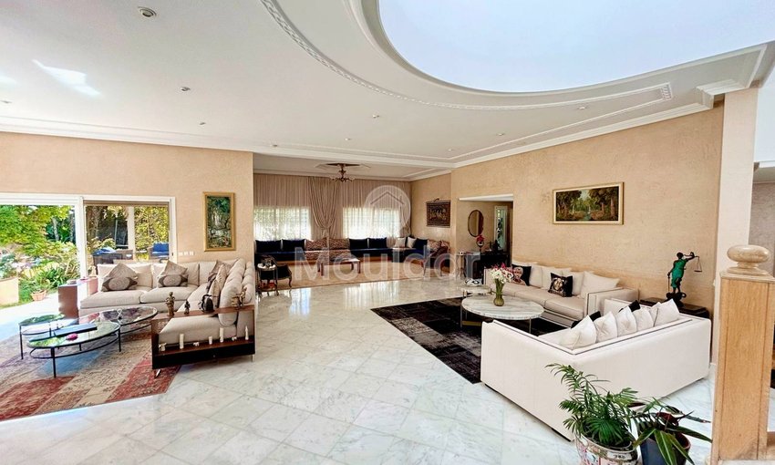 فيلا فاخرة للإيجار في الرباط - 2000 متر مربع من المساحة الأنيقة - view 3