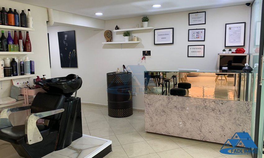 بيع محل تجاري صالون تجميل مدينة العليا القنيطرة