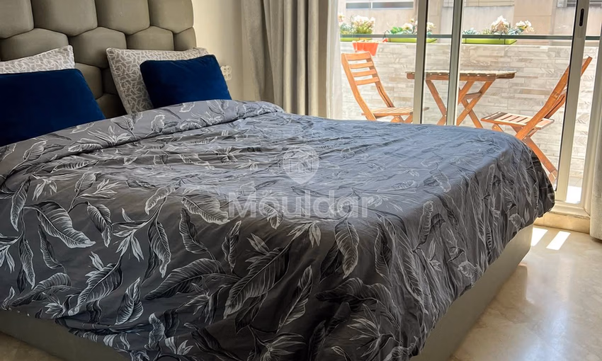 Appartement à louer à Casablanca: 2 chambres, idéal emplacement