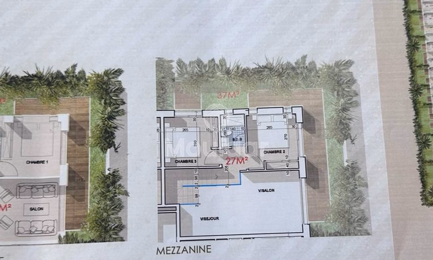 Modern Duplex for Sale in Marrakech – 3 Bedrooms, 119m² Modern Duplex for Sale in Marrakech – 3 Bedrooms, 119m²