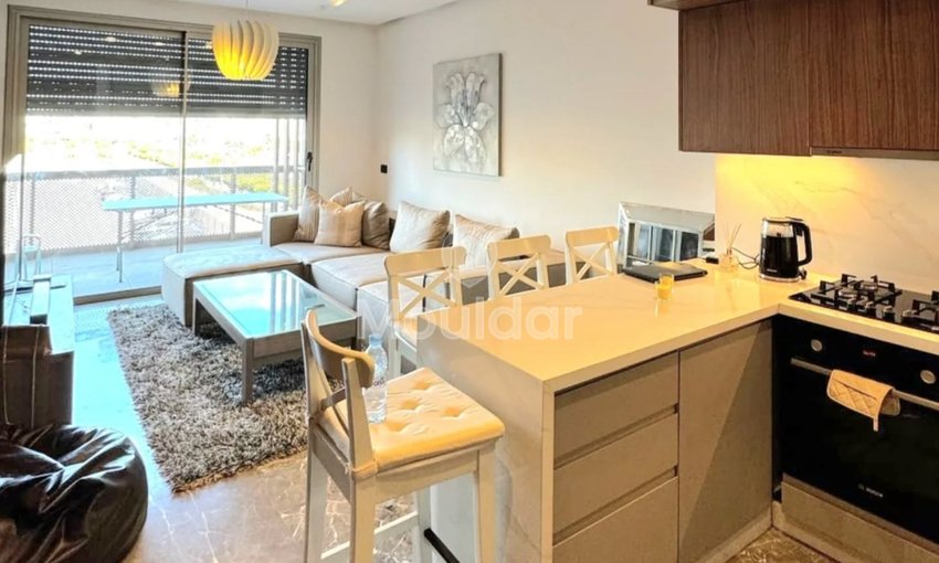 Casablanca'da kiralık modern bir stüdyo, ideal konumda ve donanımlı - view 2
