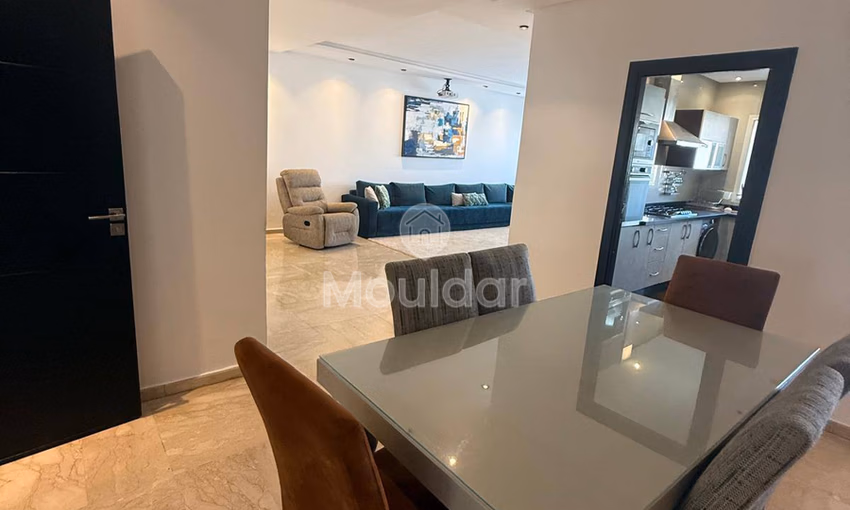 Appartement à Louer: 3 Chambres à Aïn Diab, Casablanca