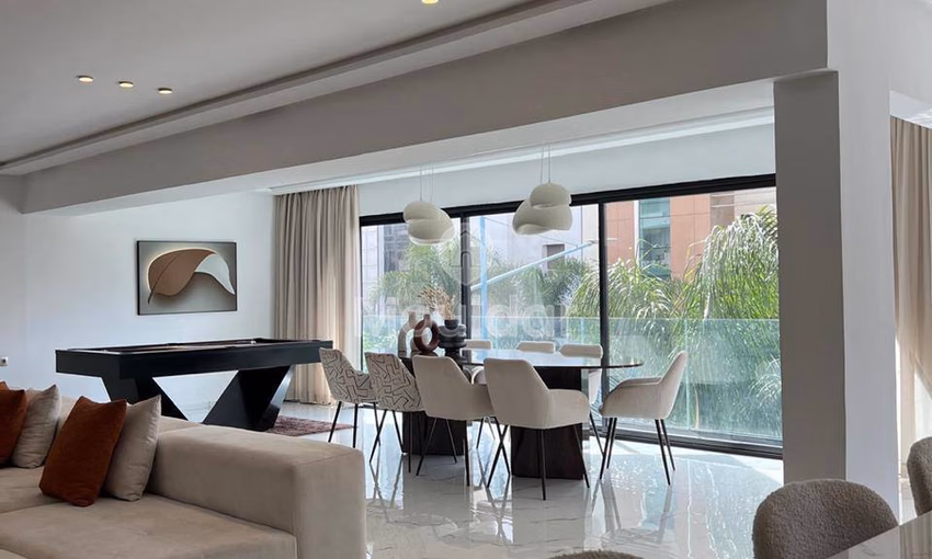 Superbe Appartement 4 Chambres à Louer à Casablanca - Racine Superbe Appartement 4 Chambres à Louer à Casablanca - Racine