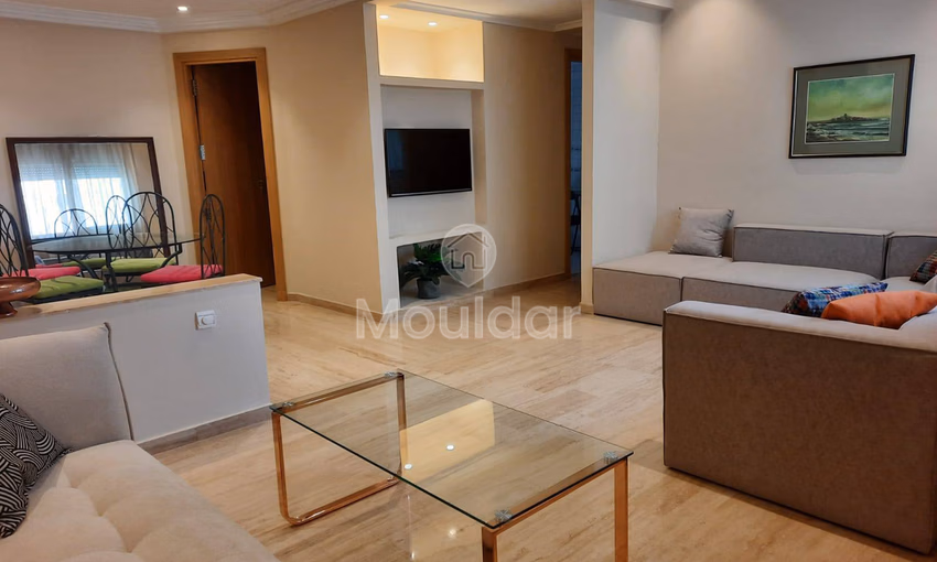 Spacious Apartment for Rent in Casablanca - 110m², 2 Bedrooms Spacious Apartment for Rent in Casablanca - 110m², 2 Bedrooms