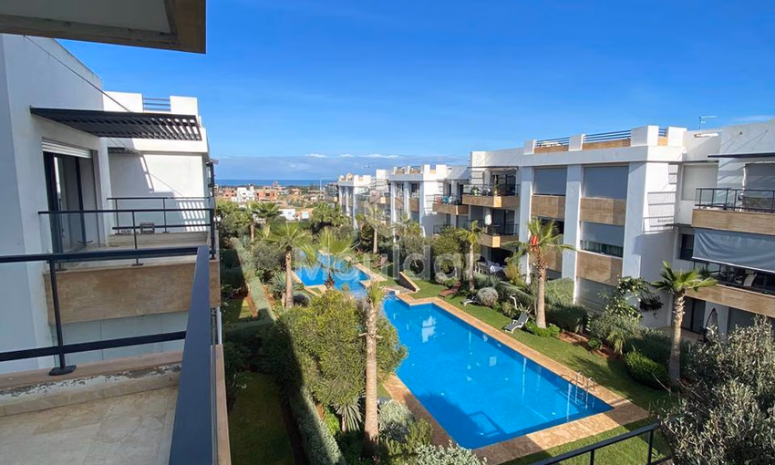 Apartamento excepcional en alquiler en Dar Bouazza - 163 m²