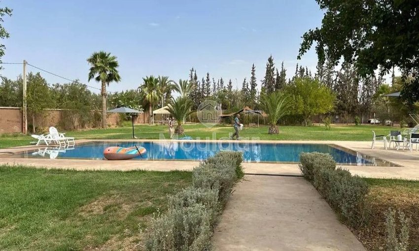 فيلا للعطلات في مراكش: مسبح وحديقة وراحة - view 6