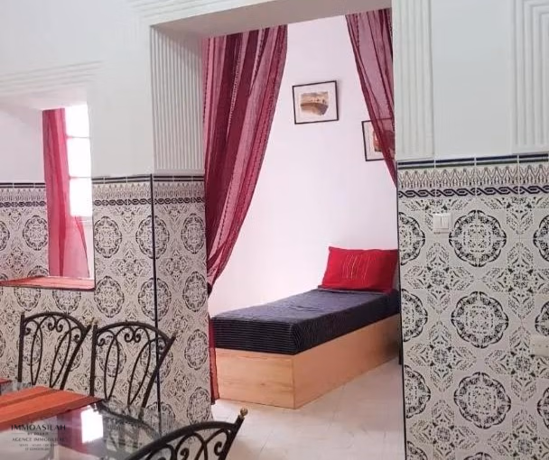 Casa auténtica marroquí en la antigua medina de Asilah