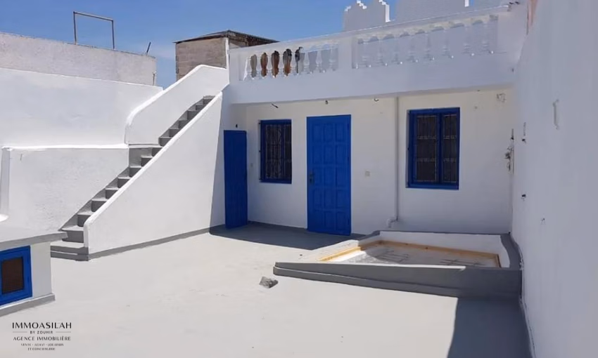 Casa auténtica marroquí en la antigua medina de Asilah