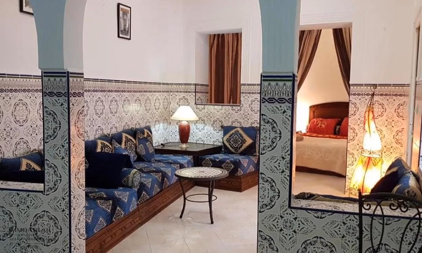 Casa auténtica marroquí en la antigua medina de Asilah