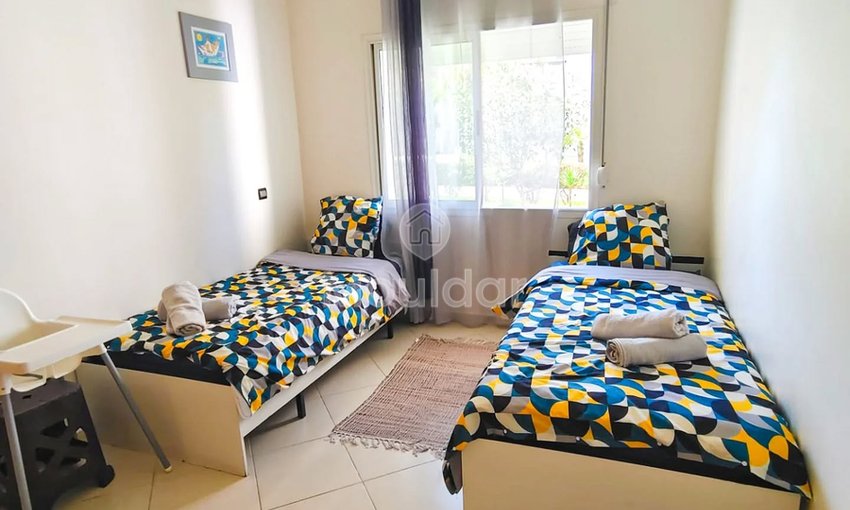 شقة للإيجار في أصيلة: غرفتا نوم مع شرفة ومسبح - view 5