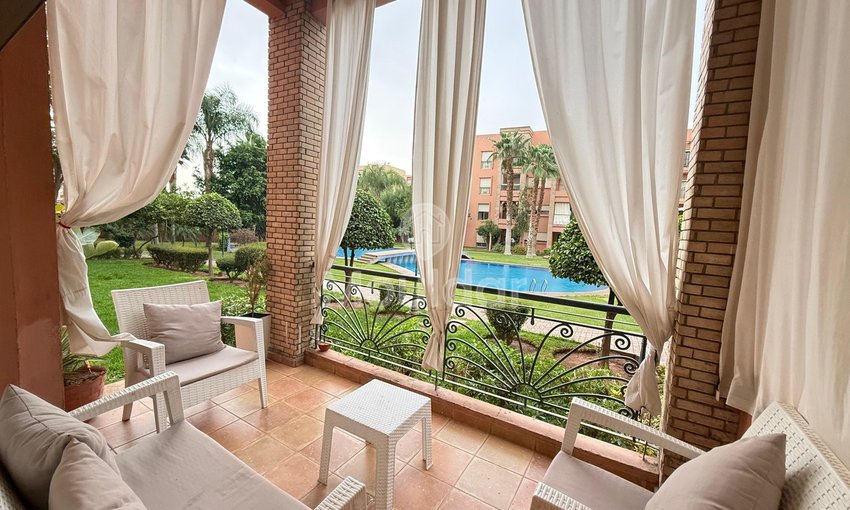 Charmant Appartement à Marrakech : Confort, Piscine et Balcon - view 5