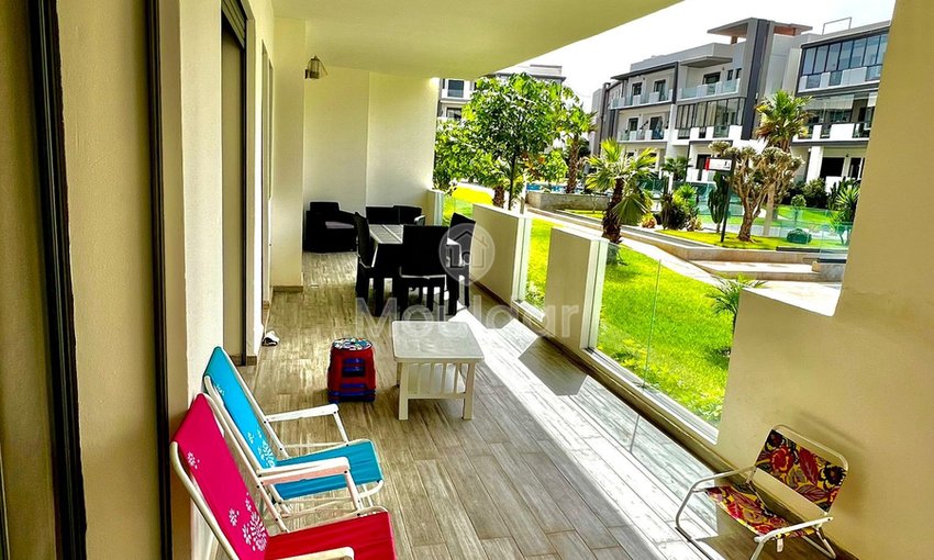 Wspaniałe, umeblowane mieszkanie do wynajęcia w Dar Bouazza z basenem - view 13