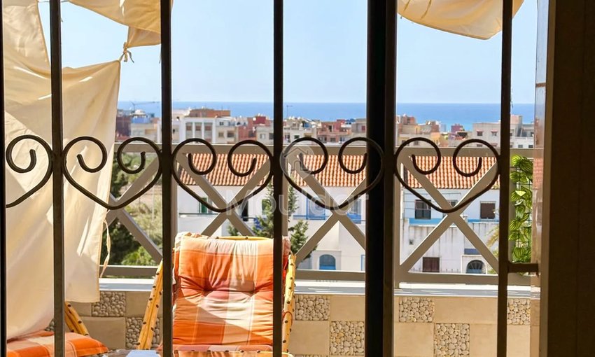 شقة جميلة للإيجار في أصيلة مع Terrace مجهزة - view 11