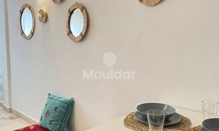 Marrakeş'te balkonlu ve yüzme havuzlu 2 odalı daire kiralık - view 7