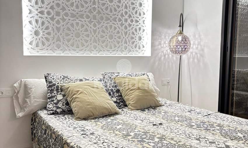 Marrakeş'te balkonlu ve yüzme havuzlu 2 odalı daire kiralık - view 8