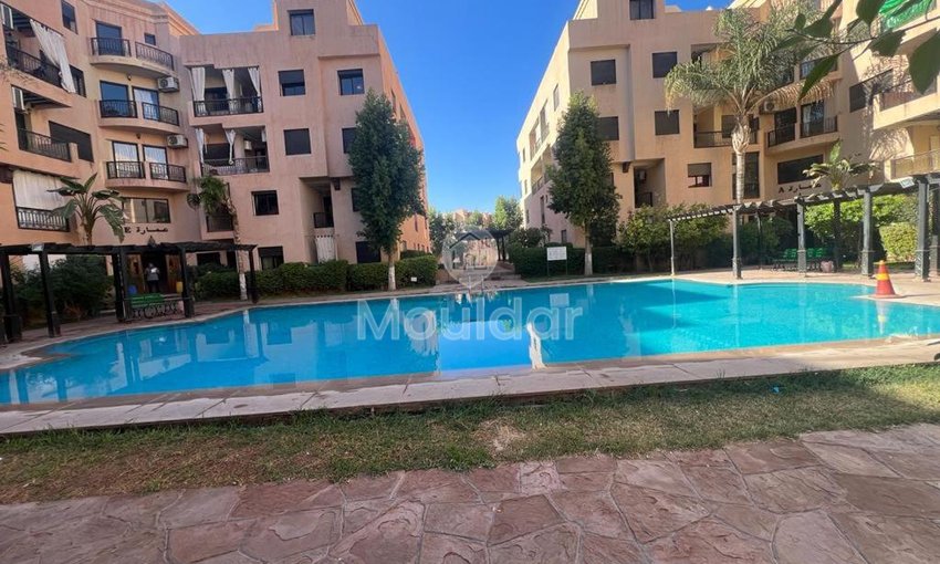 Marrakeş'te balkonlu ve yüzme havuzlu 2 odalı daire kiralık - view 11